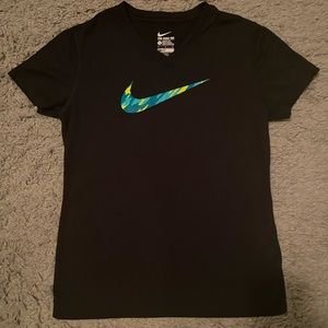 Nike Dri-Fit black short sleeve t-shirt girls L